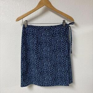 Vintage y2K Floral Wrap Skirt